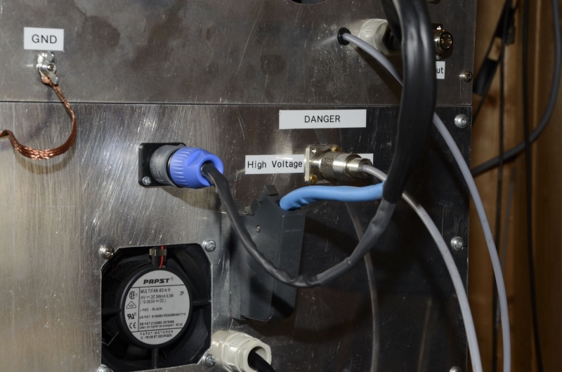 Rear View of Power Supply