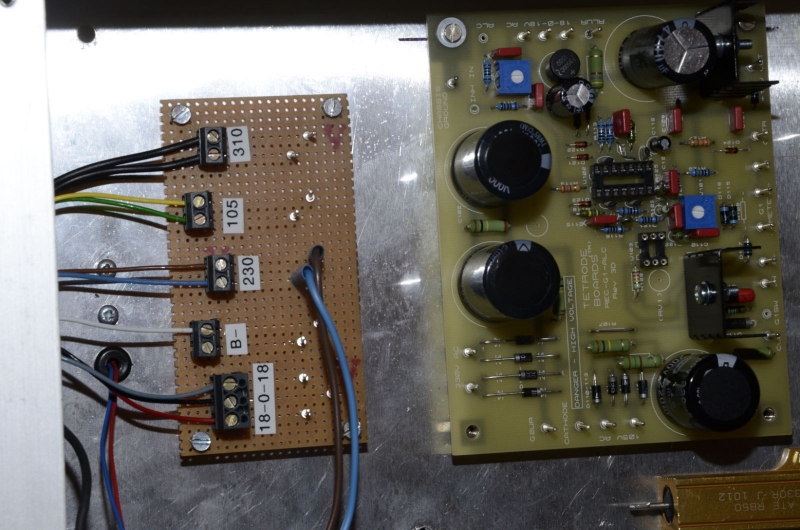 Switchboard and Tetrode Board